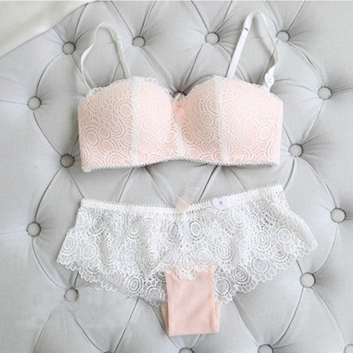 Sexy Romantic Lace Push Up Bra and Panty Set – Vipactivewear